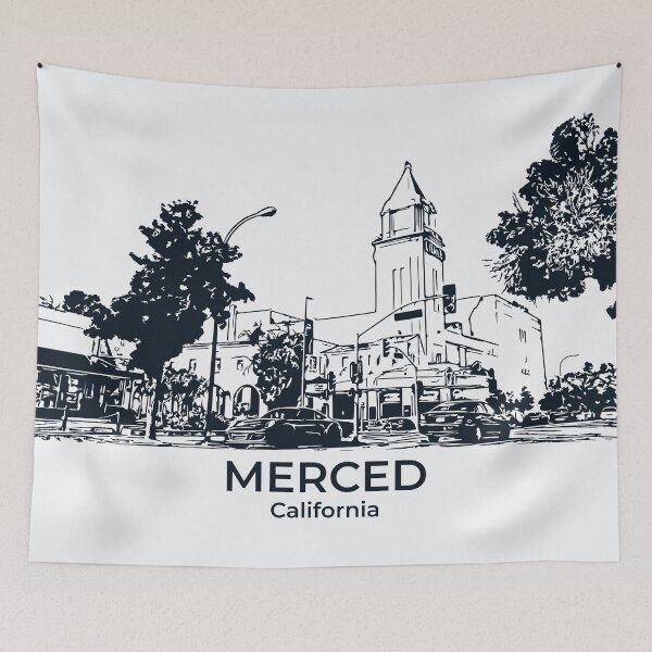 Item preview, Merced - California designed and sold by Lakeric Cityscapes.