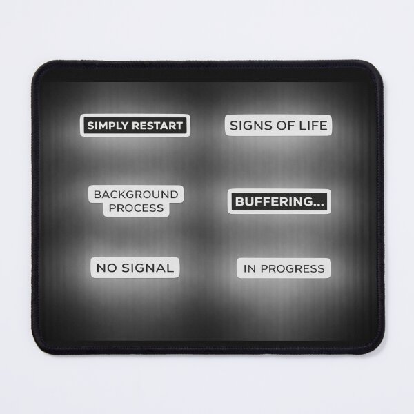 Item preview, Buffering / In System / No Signal /Minimalist System Status Design designed and sold by CzipipitoStudio.