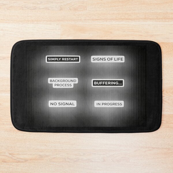 Item preview, Buffering / In System / No Signal /Minimalist System Status Design designed and sold by CzipipitoStudio.