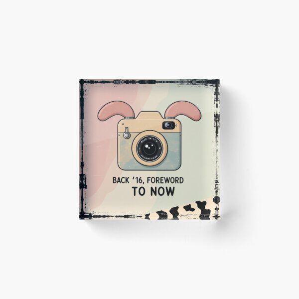 Item preview, Back to ’16, Foreword to Now – Minimal Retro Nostalgia Design designed and sold by shlepyart.