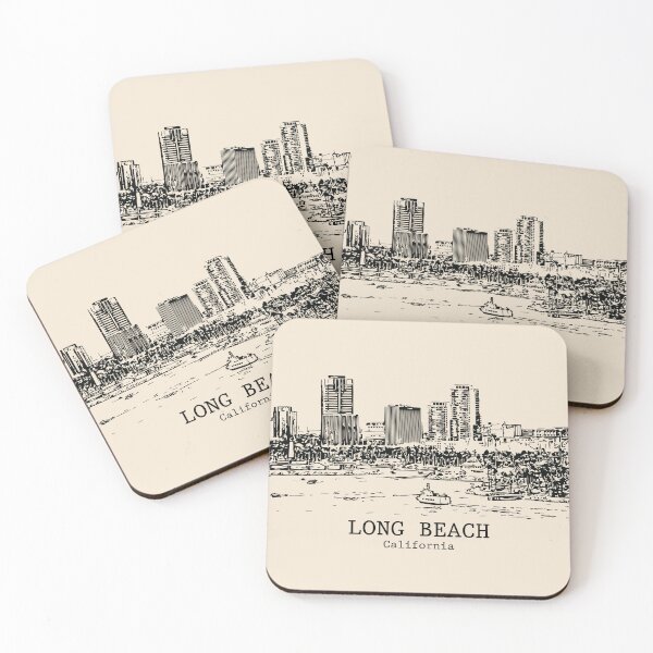 Item preview, Long Beach - California designed and sold by Lakeric Cityscapes.