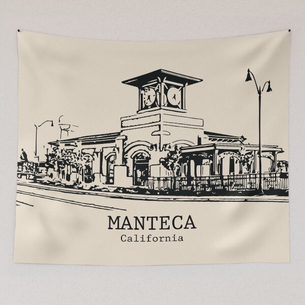 Item preview, Manteca - California designed and sold by Lakeric Cityscapes.