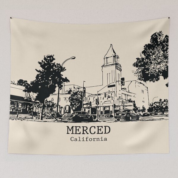 Item preview, Merced - California designed and sold by Lakeric Cityscapes.