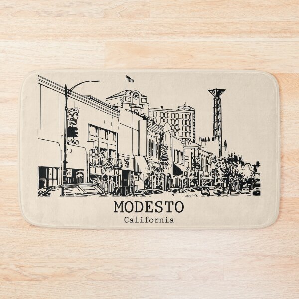 Item preview, Modesto - California designed and sold by Lakeric Cityscapes.