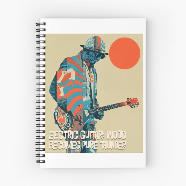 Item preview, Electric Guitar: Wood Becomes Pure Thunder designed and sold by ForeverPrintsOK.