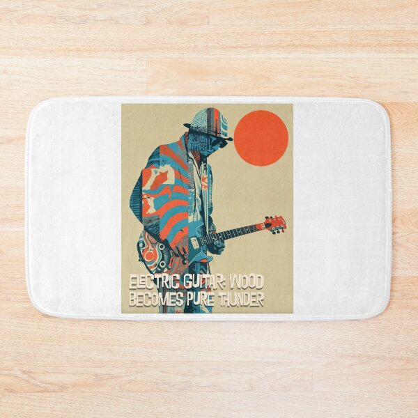 Item preview, Electric Guitar: Wood Becomes Pure Thunder designed and sold by ForeverPrintsOK.