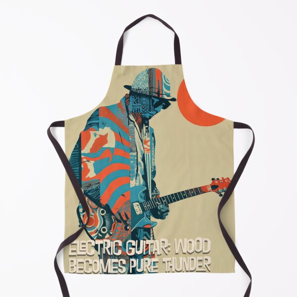 Item preview, Electric Guitar: Wood Becomes Pure Thunder designed and sold by ForeverPrintsOK.