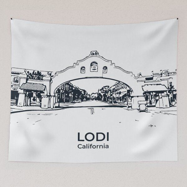 Item preview, Lodi - California designed and sold by Lakeric Cityscapes.