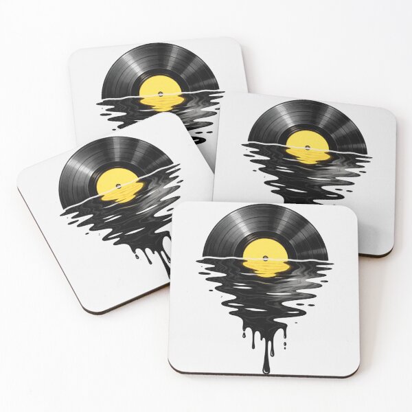 Item preview, Melting Vinyl Music Reflection designed and sold by TextAura™.
