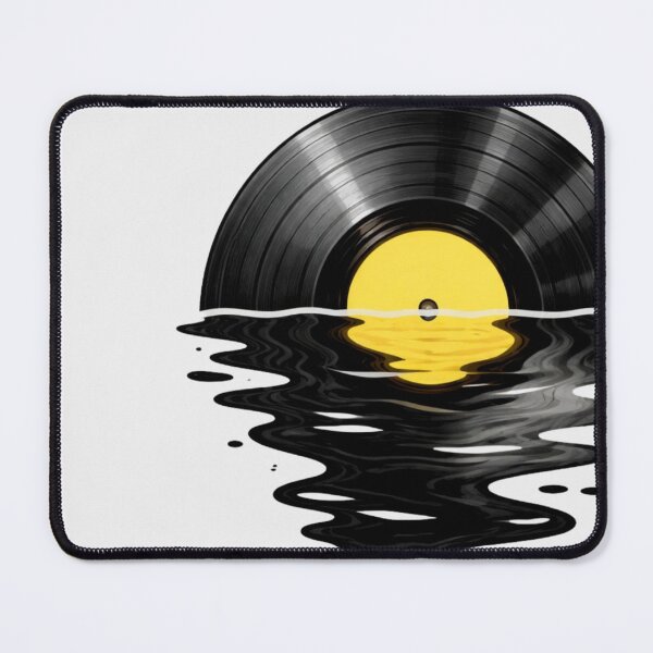 Item preview, Melting Vinyl Music Reflection designed and sold by TextAura™.