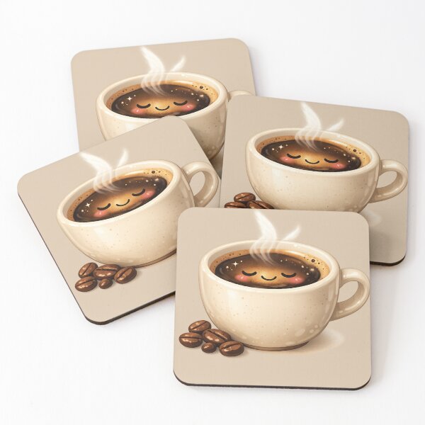 Item preview, Cozy Espresso Cup Art – Cute Café Coffee Espresso Art designed and sold by MeghannsMinimalMeals.