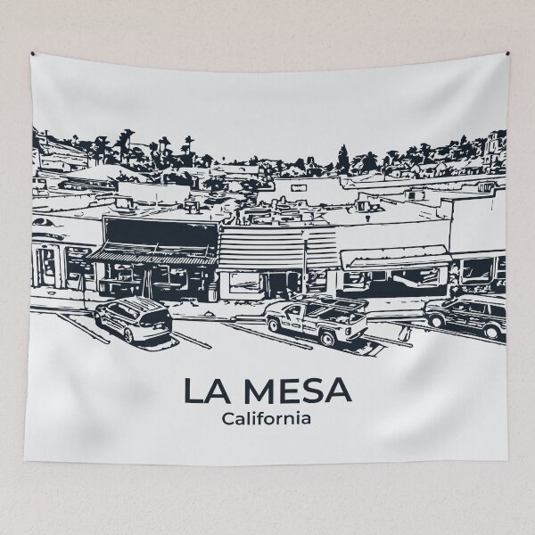 Item preview, La Mesa - California designed and sold by Lakeric Cityscapes.