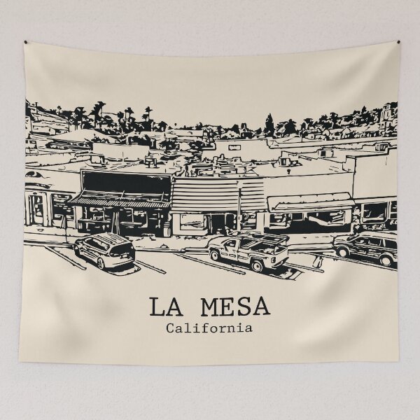 Item preview, La Mesa - California designed and sold by Lakeric Cityscapes.