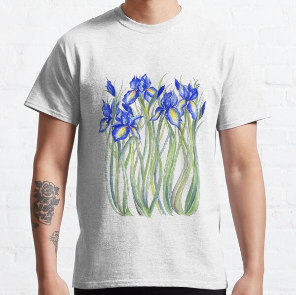 Blue Iris, Illustration Classic T-Shirt