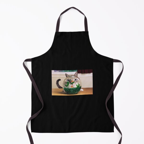 Item preview, Distorted Cat Eyes - Feline Humor Aquarium and Goldfish designed and sold by Design4AllThings.