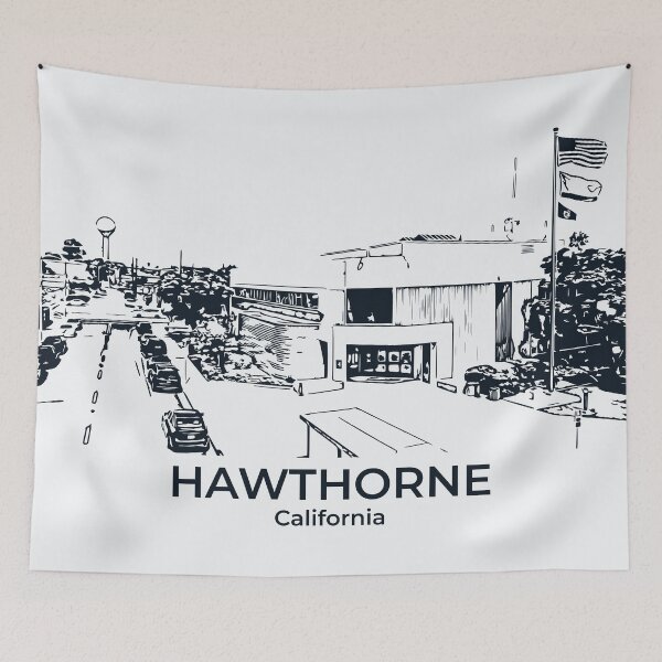 Item preview, Hawthorne - California designed and sold by Lakeric Cityscapes.