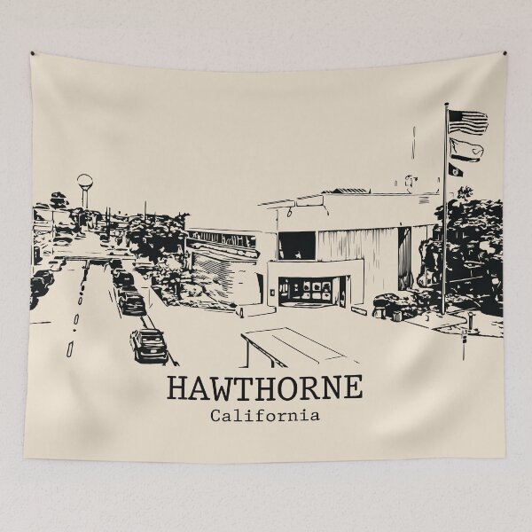 Item preview, Hawthorne - California designed and sold by Lakeric Cityscapes.