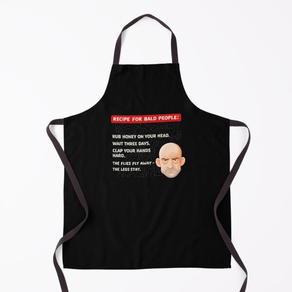 Item preview, Recipe for Bald People – Funny Bald Humor Cartoon Shirt designed and sold by SVALANART.