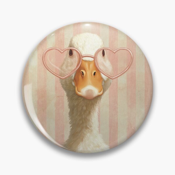 Item preview, Duck with love heart glasses designed and sold by Brendon987.