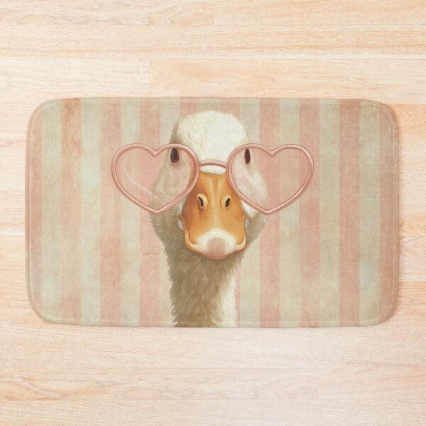 Item preview, Duck with love heart glasses designed and sold by Brendon987.