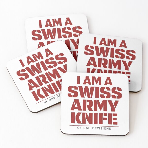 Item preview, I Am a Swiss Army Knife of Bad Decisions – Funny Sarcastic Quote Shirt designed and sold by SVALANART.