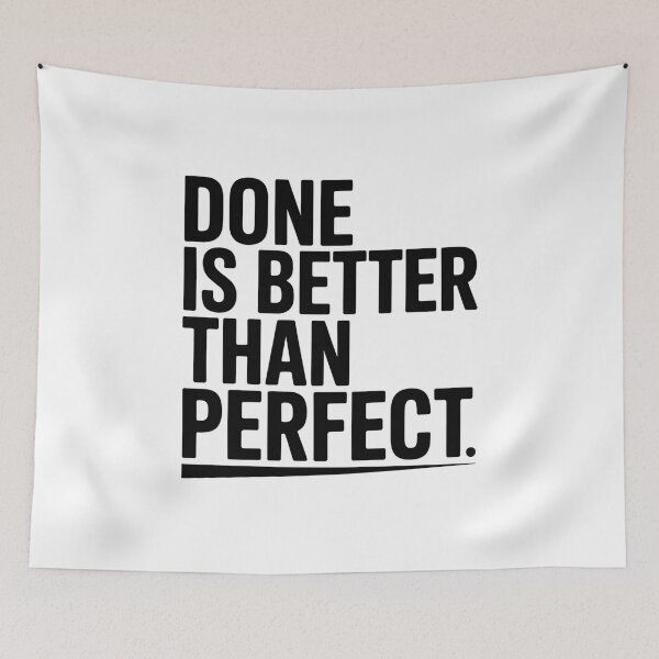 Item preview, Done is better than perfect designed and sold by SignumShop.
