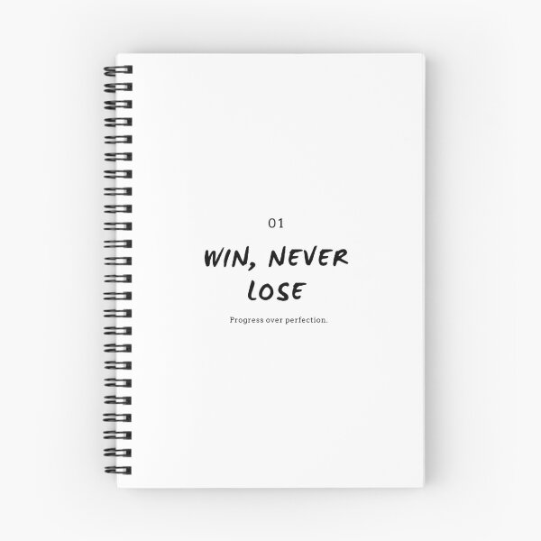 Item preview, Win, Never Lose – Motivational Quote Design designed and sold by Designs-dg.