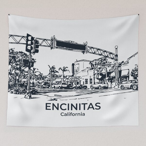 Item preview, Encinitas - California designed and sold by Lakeric Cityscapes.