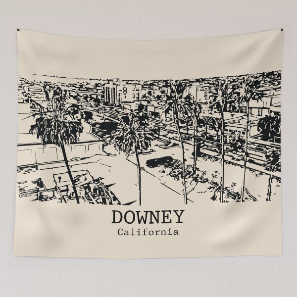 Item preview, Downey - California designed and sold by Lakeric Cityscapes.