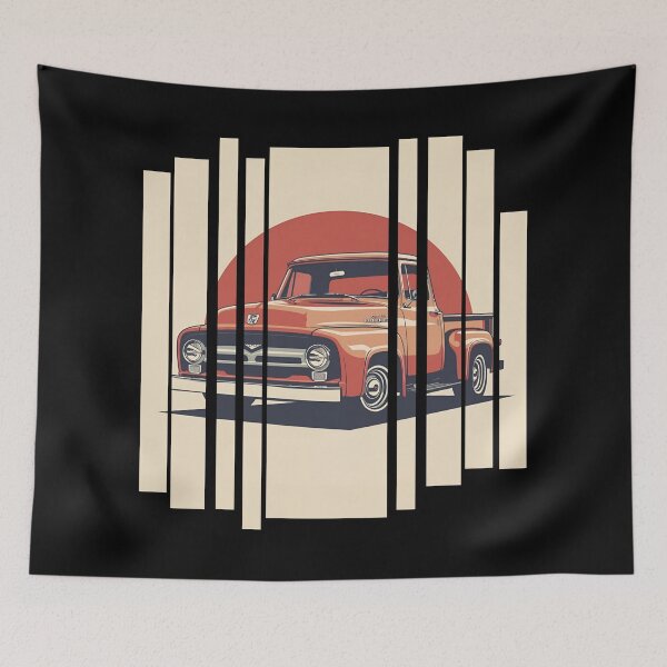 Item preview, For F100 Pickup Truck, 1956 vintage, retro, bold and iconic F100 6 designed and sold by Neon G.