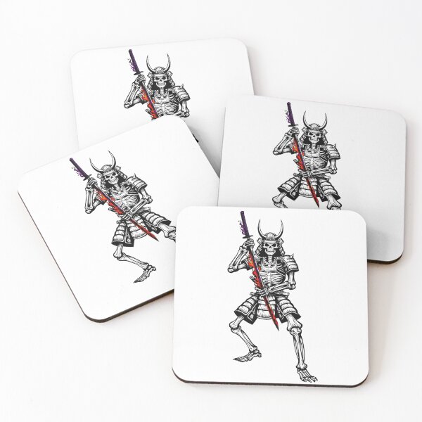 Item preview, Demon Samurai Skeleton designed and sold by Retrics Studio.