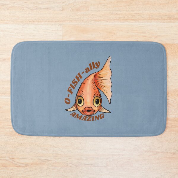 Item preview, Goldfish, O-FISH-ally (Officially) Amazing, Hand Illustrated designed and sold by JoyfulWhimsy.