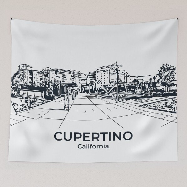 Item preview, Cupertino - California designed and sold by Lakeric Cityscapes.