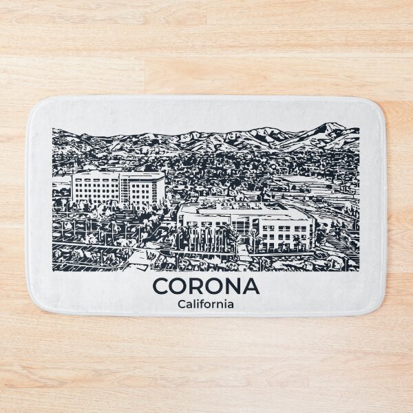 Artikelvorschau, Corona - Kalifornien entworfen und verkauft von Lakeric Cityscapes.