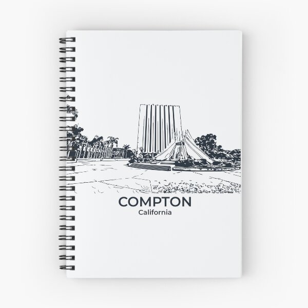 Artikelvorschau, Compton - Kalifornien entworfen und verkauft von Lakeric Cityscapes.