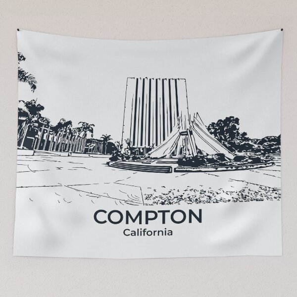 Item preview, Compton - California designed and sold by Lakeric Cityscapes.