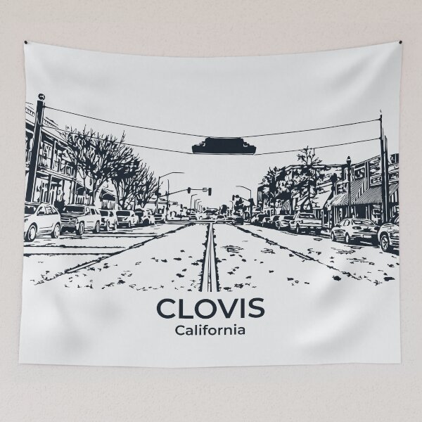 Item preview, Clovis - California designed and sold by Lakeric Cityscapes.
