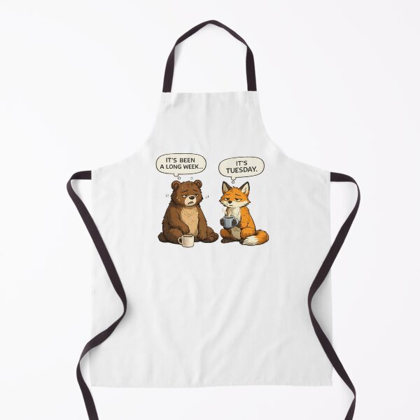 Item preview, It’s Only Tuesday – Funny Coffee Animal Cartoon Shirt designed and sold by SVALANART.