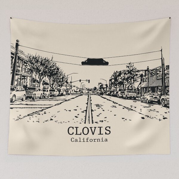 Item preview, Clovis - California designed and sold by Lakeric Cityscapes.