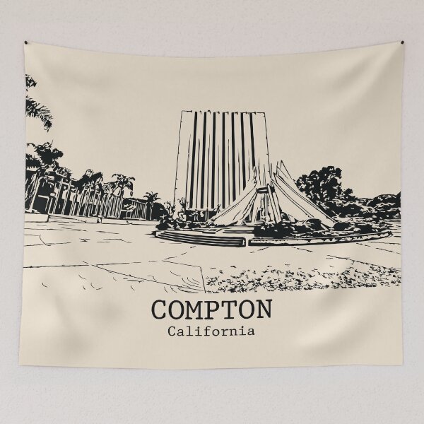 Item preview, Compton - California designed and sold by Lakeric Cityscapes.