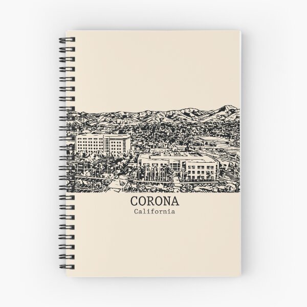 Artikelvorschau, Corona - Kalifornien entworfen und verkauft von Lakeric Cityscapes.