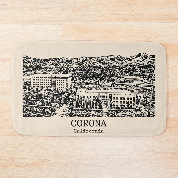 Artikelvorschau, Corona - Kalifornien entworfen und verkauft von Lakeric Cityscapes.