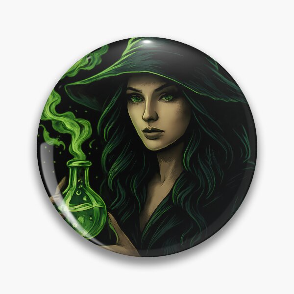 Item preview, Love Spell Witchcraft Green Potion Gothic Witch designed and sold by FairyJournal.