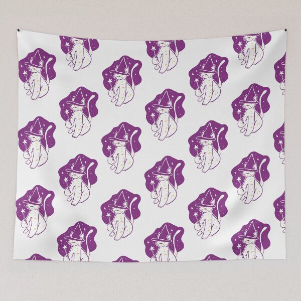 Item preview, Violet Cat Guardian of Magic designed and sold by chicadelosrulos.