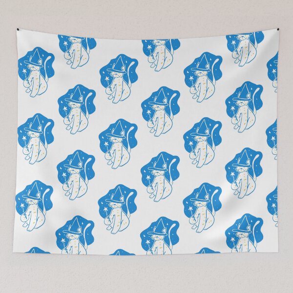 Item preview, Blue Cat Guardian of Magic designed and sold by chicadelosrulos.
