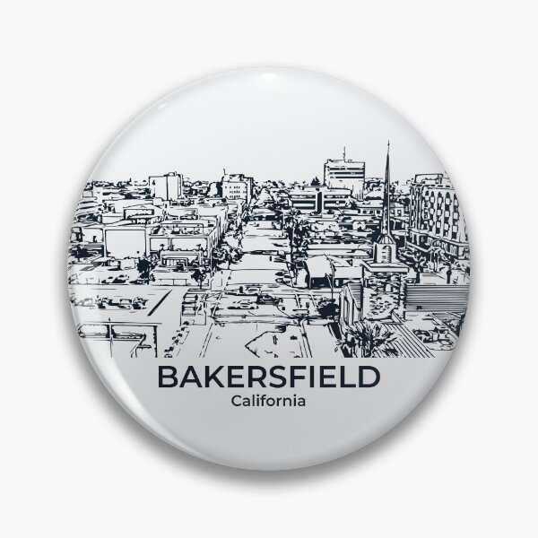 Artikelvorschau, Bakersfield - Kalifornien entworfen und verkauft von Lakeric Cityscapes.
