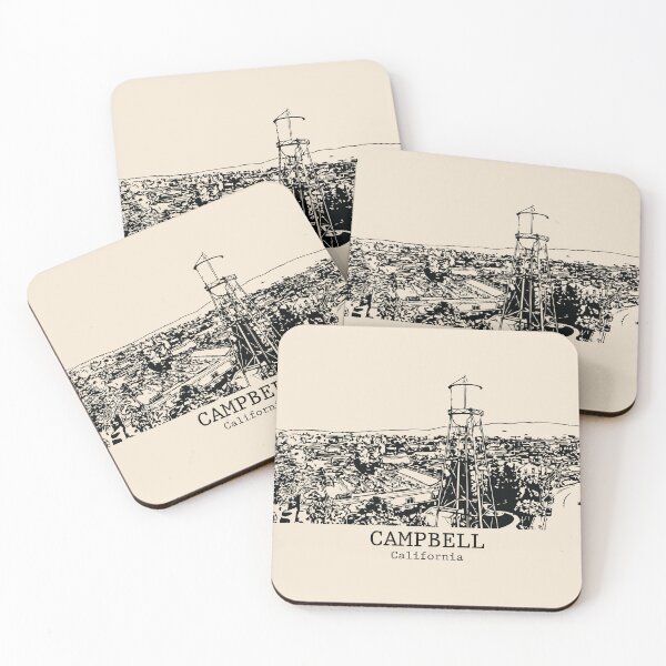 Item preview, Campbell - California designed and sold by Lakeric Cityscapes.