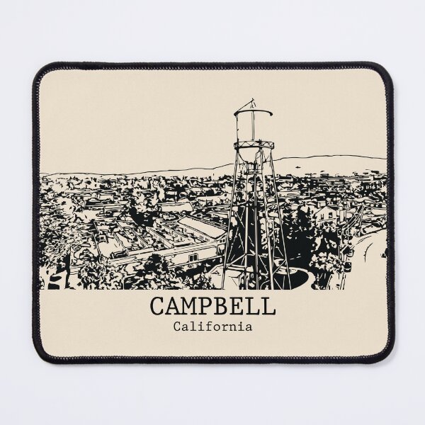 Item preview, Campbell - California designed and sold by Lakeric Cityscapes.