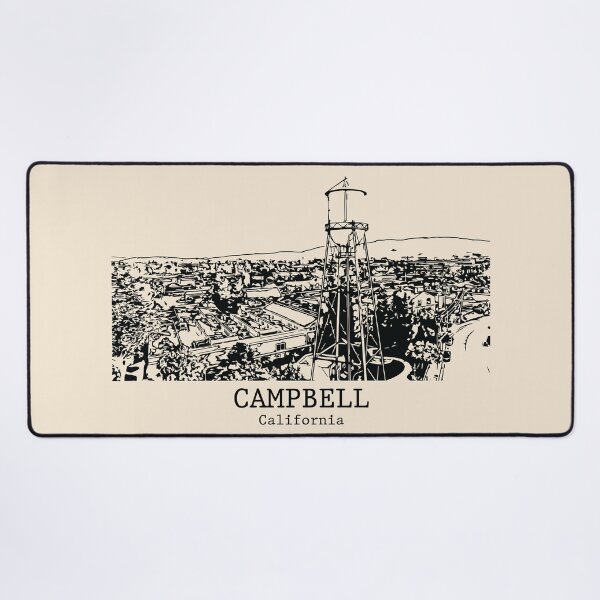 Item preview, Campbell - California designed and sold by Lakeric Cityscapes.