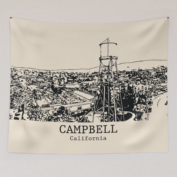 Item preview, Campbell - California designed and sold by Lakeric Cityscapes.